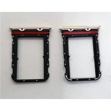 Soporte o bandeja dual sim blanca para Xiaomi Mi Note 10 Lite calidad premium