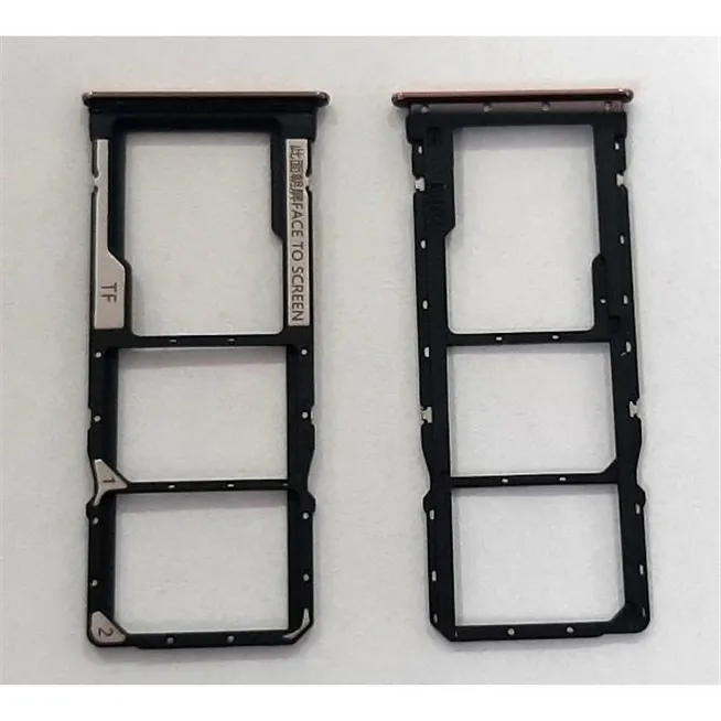 Soporte o bandeja dual sim dorada para Xiaomi Mi Note 10 Pro calidad premium
