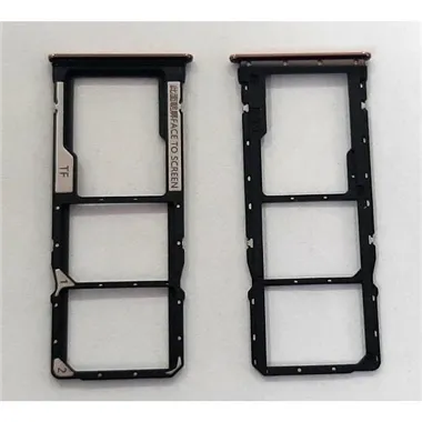 Soporte o bandeja dual sim dorada para Xiaomi Mi Note 10 Pro calidad premium