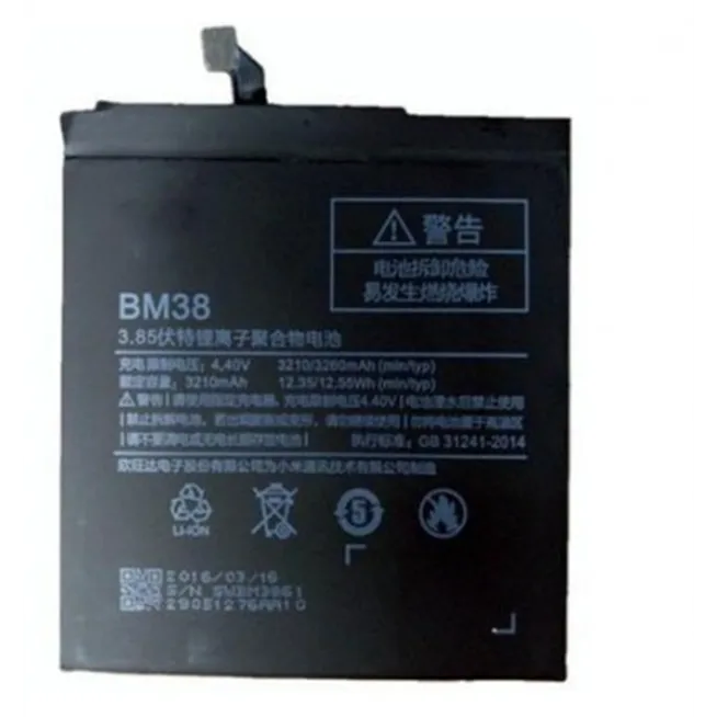 Bateria premium Xiaomi mi4s BM38 3260mah