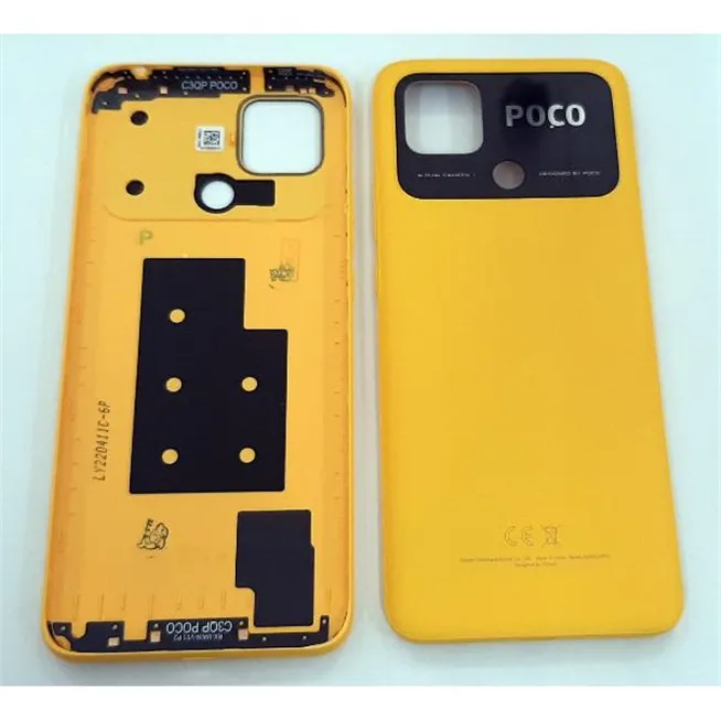 Tapa trasera o tapa bateria amarilla para Xiaomi Poco C40