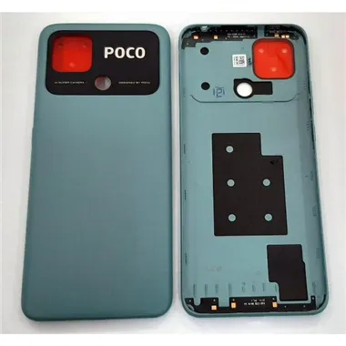 Tapa trasera o tapa bateria verde para Xiaomi Poco C40