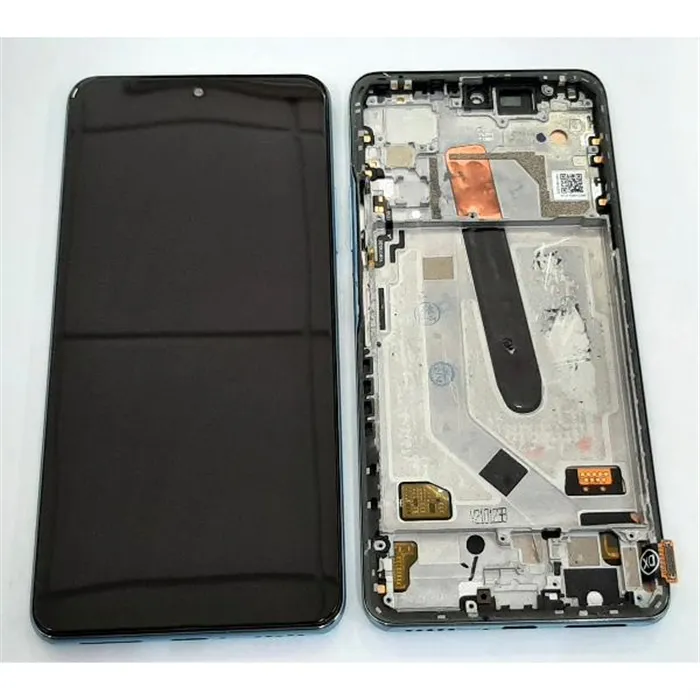 Pantalla lcd para Xiaomi MI 11I Xiaomi Poco F3 Xiaomi Mi 11X Pro mas tactil negro mas marco azul calidad incell