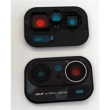 Cubierta camara negra para Xiaomi Poco F3 calidad premium