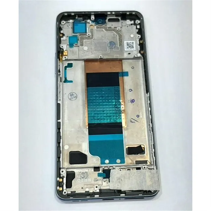 Pantalla lcd para Xiaomi Poco F4 mas tactil negro mas marco azul compatible