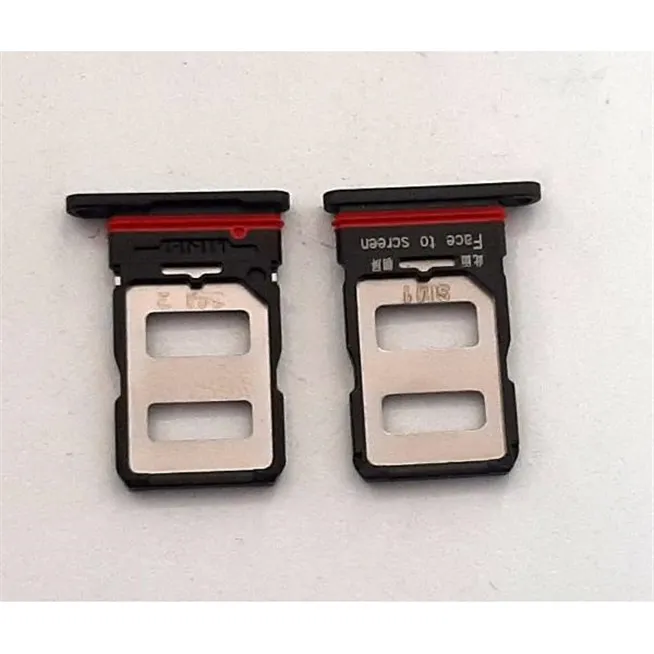 Soporte o bandeja dual sim negra para Xiaomi Poco F4 calidad premium