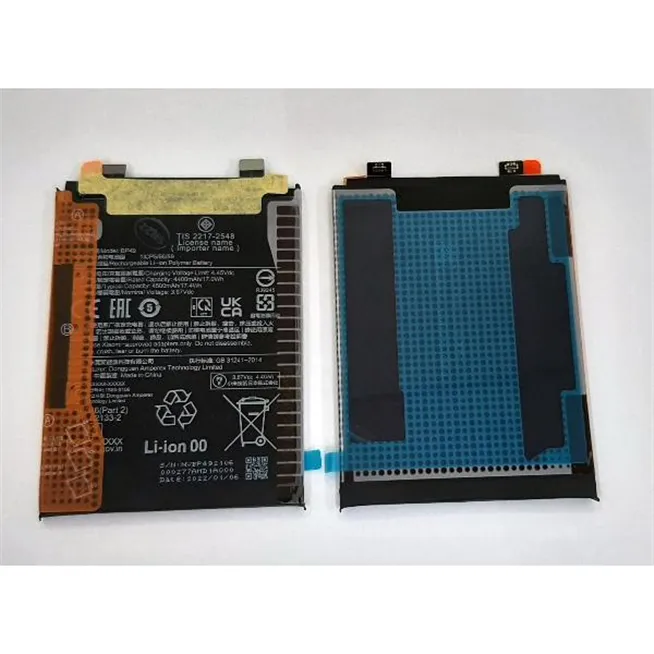 Bateria BP49 4500mAh para Xiaomi Poco F4 5G 46020000AU1G Service Pack