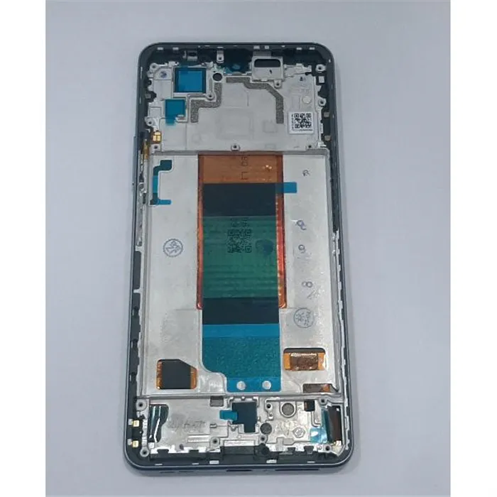 Pantalla Oled mas tactil negro para Xiaomi Poco F4 mas marco azul calidad hehui