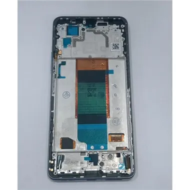Pantalla Oled mas tactil negro para Xiaomi Poco F4 mas marco azul calidad hehui