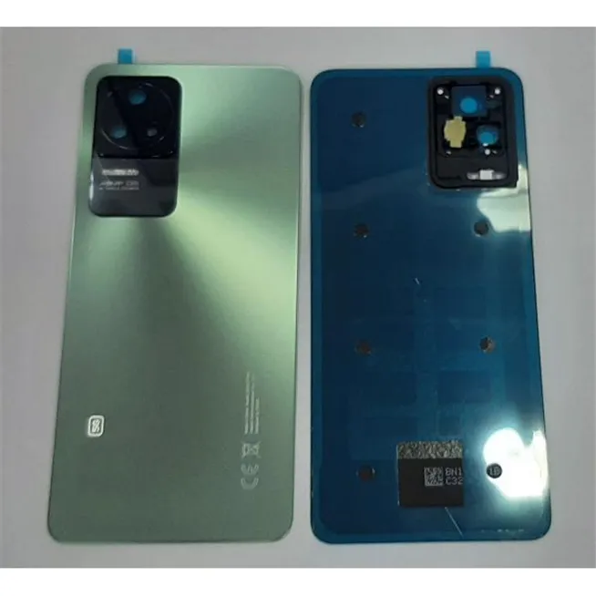 Tapa trasera o tapa bateria verde para Xiaomi Poco F4 mas cubierta camara