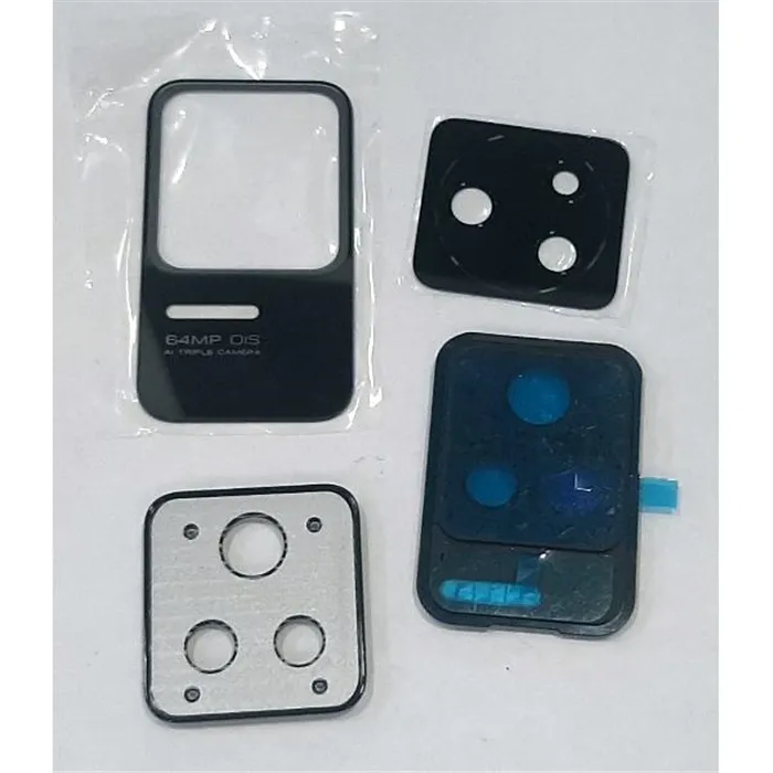 Cubierta camara negra para Xiaomi Poco F4 calidad premium
