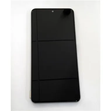 Pantalla lcd para Xiaomi Poco F4 5G 56000KL11R00 mas tactil negro mas marco plata Service Pack