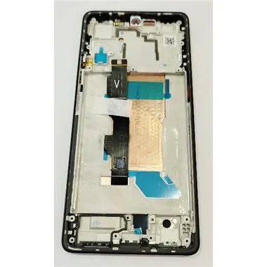Pantalla lcd para Xiaomi Poco F5 mas tactil negro con marco negro 560001M16T00 Service Pack
