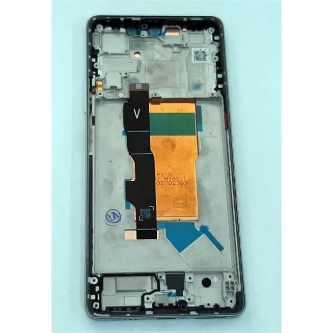 Pantalla lcd para Xiaomi Poco F5 5G mas tactil negro mas marco plata calidad premium