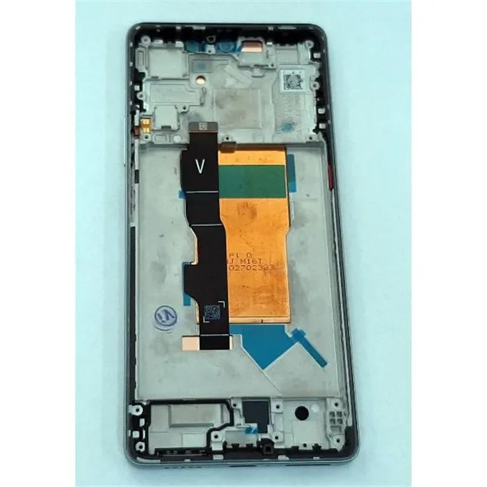 Pantalla lcd para Xiaomi Poco F5 5G mas tactil negro mas marco plata calidad premium