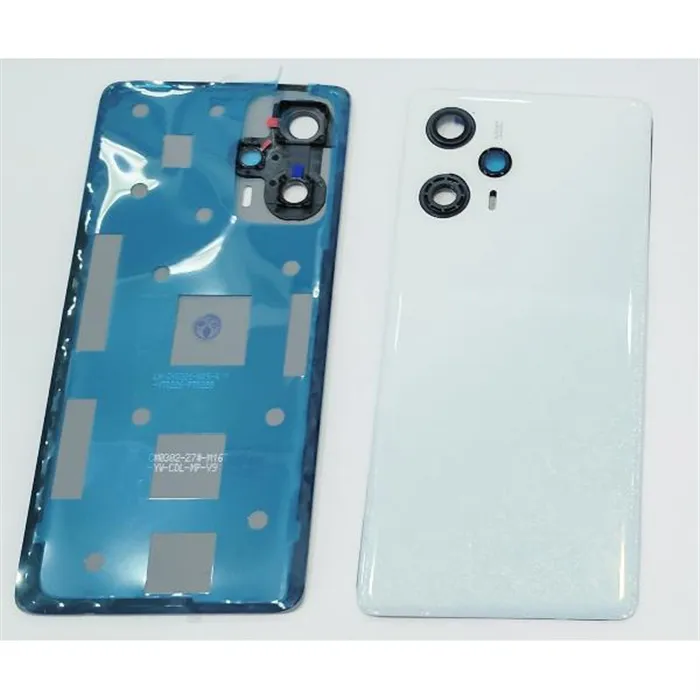 Tapa trasera o tapa bateria blanca para Xiaomi Poco F5 Pro 5G mas cubierta de camara