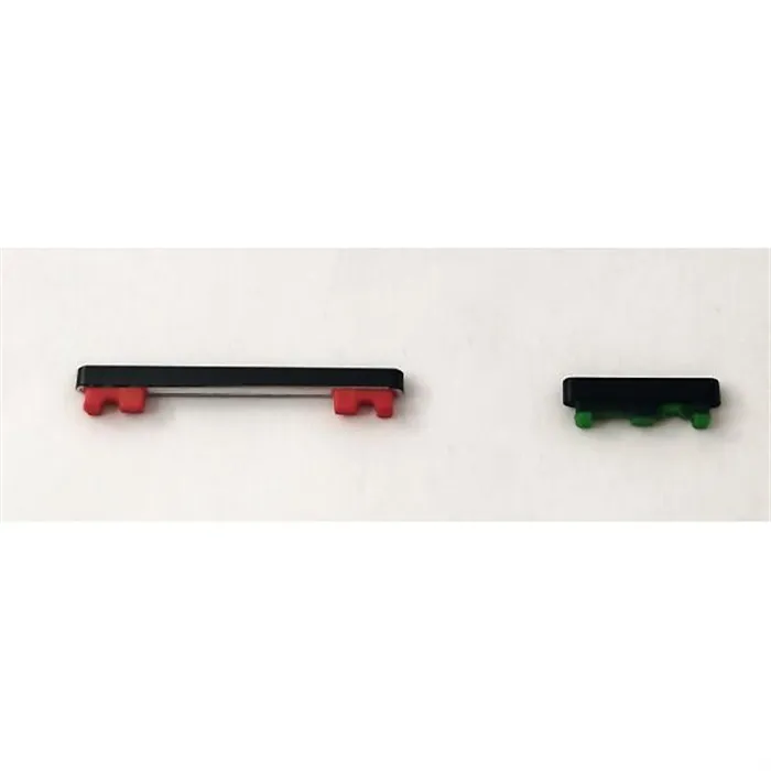 Set de 2 botones laterales negros para Xiaomi Poco F5 Pro 5G calidad premium