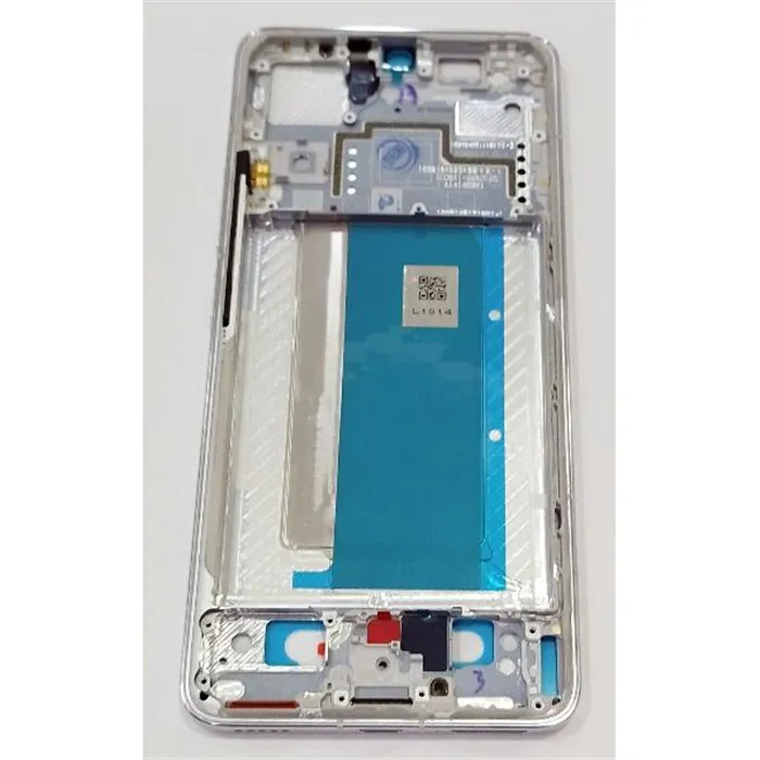 Carcasa o marco frontal plata para Xiaomi Poco F6 5G 