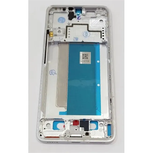 Carcasa o marco frontal plata para Xiaomi Poco F6 Pro 5G 