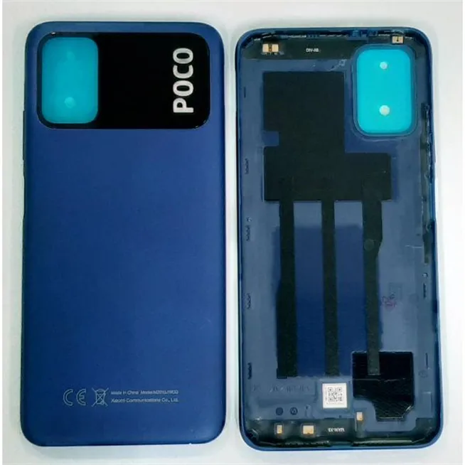 Tapa trasera o tapa bateria azul para Xiaomi Poco M3