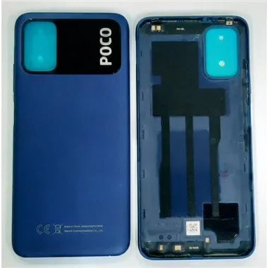 Tapa trasera o tapa bateria azul para Xiaomi Poco M3