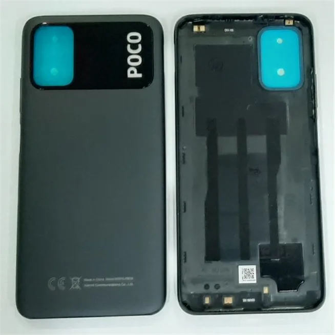 Tapa trasera o tapa bateria negra para Xiaomi Poco M3