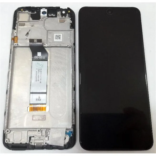 Pantalla lcd para Xiaomi Poco M3 Pro 5G 560002k19p00 mas tactil negro mas marco negro Service Pack Premium