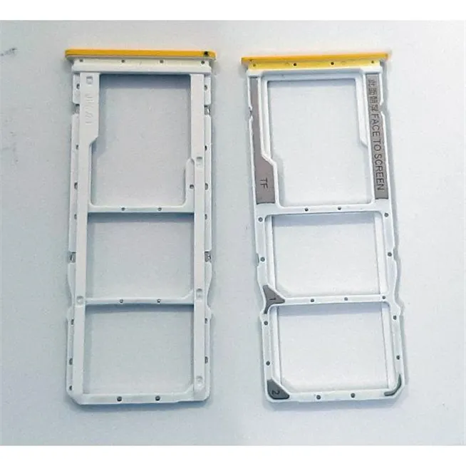 Soporte o bandeja dual sim amarilla para Xiaomi Poco M4 Pro 5G calidad premium