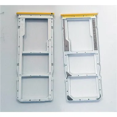 Soporte o bandeja dual sim amarilla para Xiaomi Poco M4 Pro 5G calidad premium