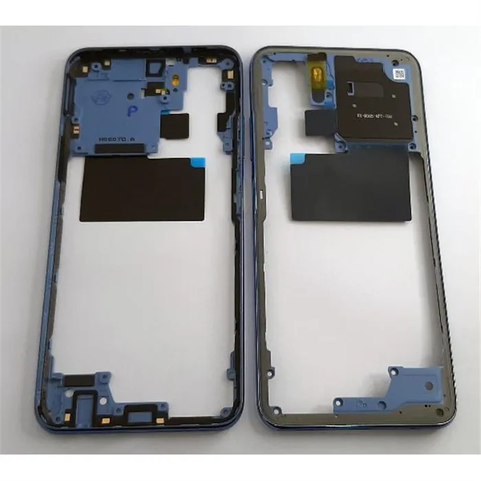 Carcasa central o marco azul para Xiaomi Poco M5s calidad premium