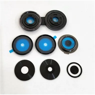 Cristal de camara para Xiaomi Poco M6 4G con marco negro calidad premium