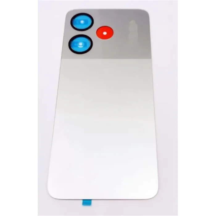 Tapa trasera o tapa bateria plata para Xiaomi Poco M6 4G 