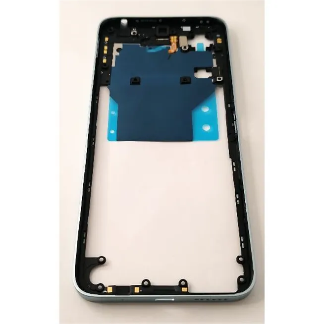 Carcasa o marco central azul para Xiaomi Poco M6 4G 