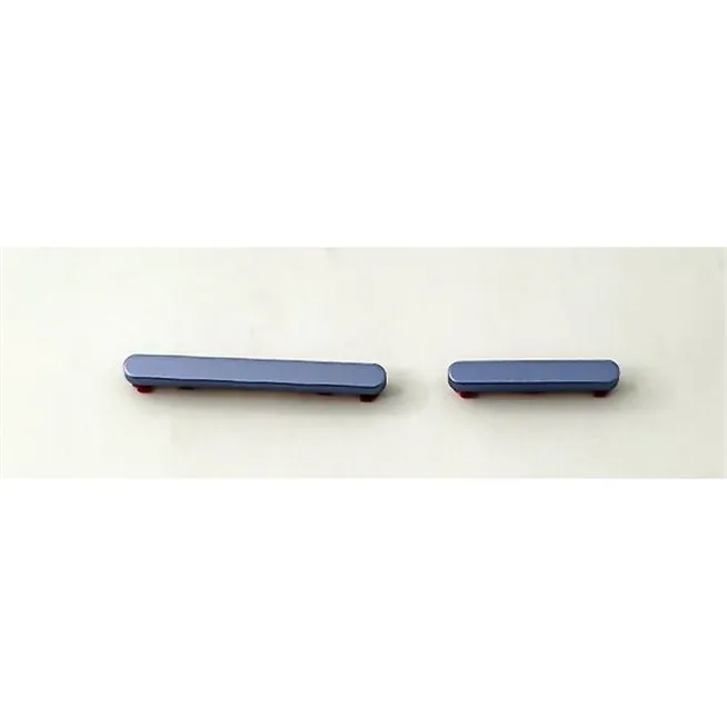 Set de 2 botones laterales morados para Xiaomi Poco M6 Pro 4G calidad premium