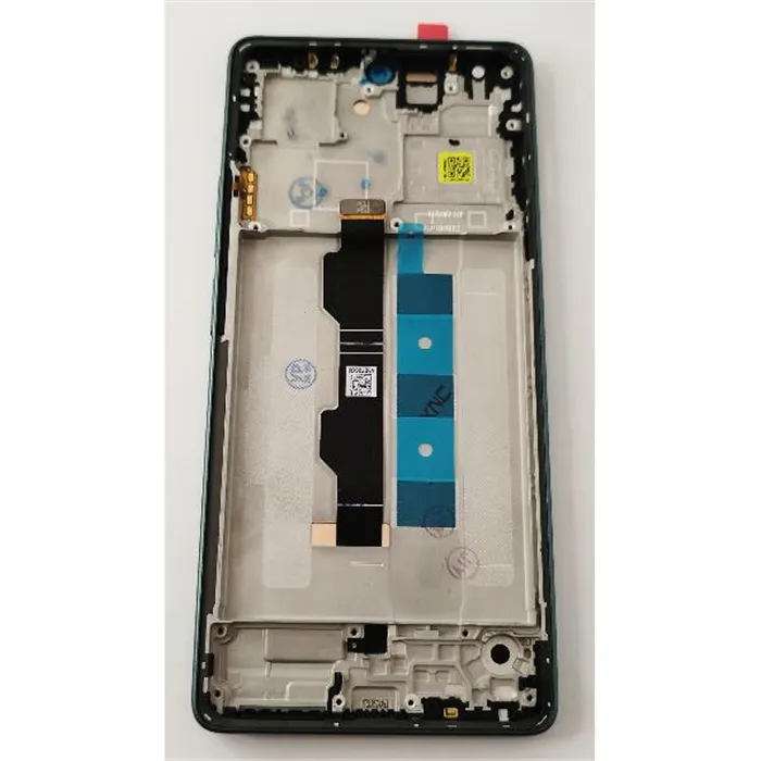 Pantalla lcd para Xiaomi Redmi Note 13 Pro 4G Xiaomi Poco M6 Pro 4G mas tactil negro con marco verde calidad premiu