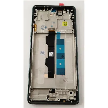 Pantalla lcd para Xiaomi Redmi Note 13 Pro 4G Xiaomi Poco M6 Pro 4G mas tactil negro con marco verde calidad premiu