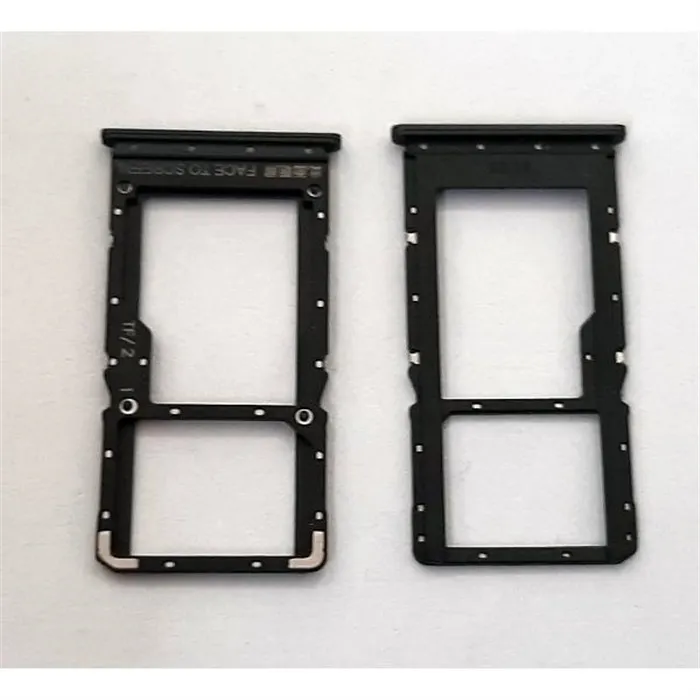 Soporte o bandeja dual sim negro para Xiaomi Poco X3 GT calidad premium