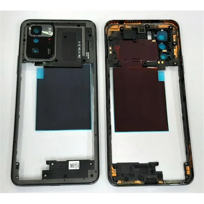 Carcasa trasera o marco negro para Xiaomi Poco X3 GT mas cubierta camara calidad premium
