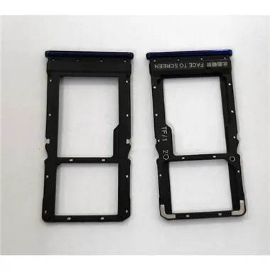 Soporte o bandeja dual sim azul para Xiaomi Poco X3 Pro calidad premium