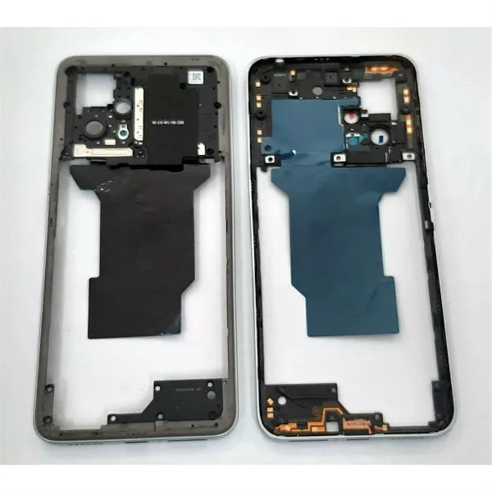 Carcasa central o marco plata para Xiaomi Poco X4 GT 5G calidad premium