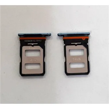 Soporte o bandeja dual sim azul para Xiaomi Poco X4 GT calidad premium