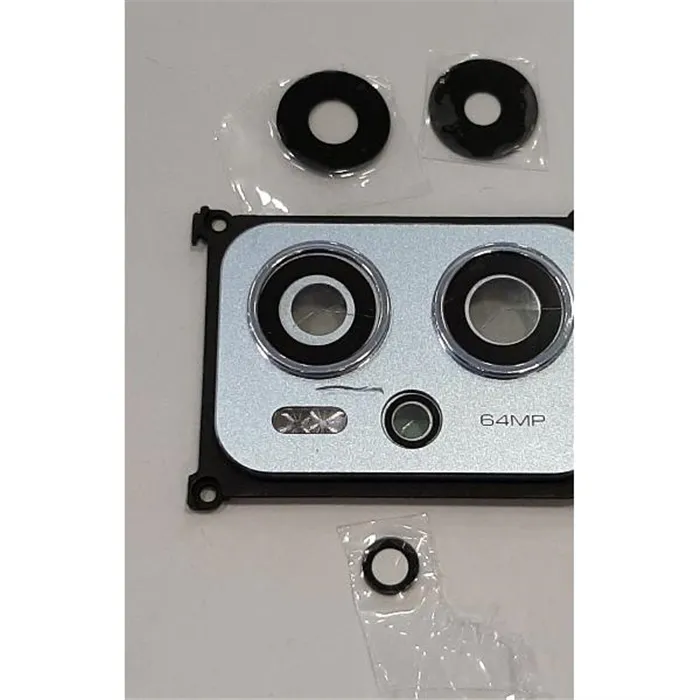 set 3 lente camara para Xiaomi Poco X4 GT 5g mas cubierta camara azul calidad premium
