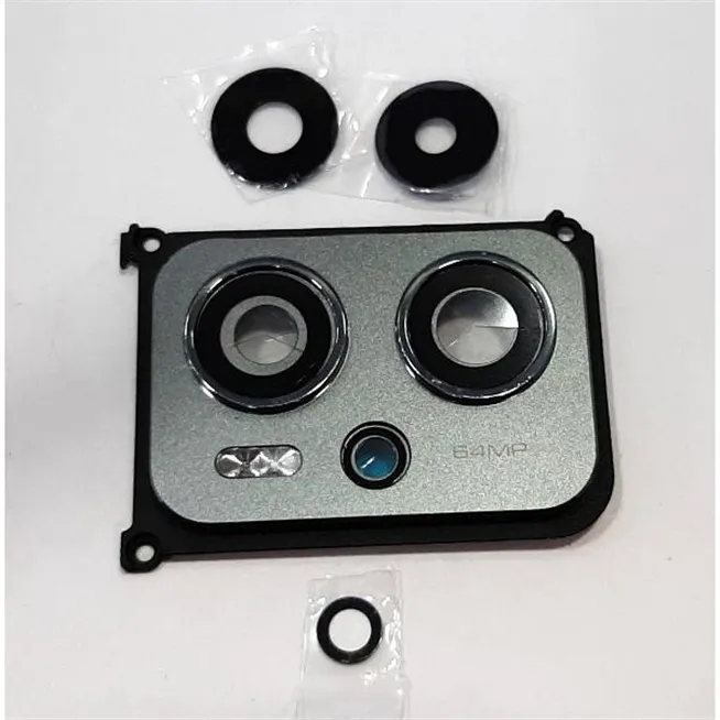 set 3 lente camara para Xiaomi Poco X4 GT 5g mas cubierta camara negra calidad premium