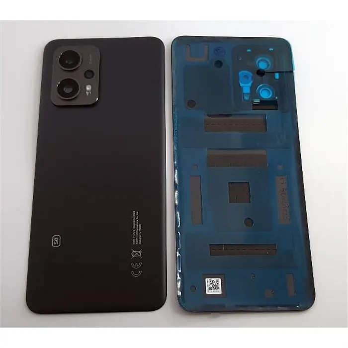 Tapa trasera o tapa bateria negra gris para Xiaomi Poco X4 GT mas cubierta camara