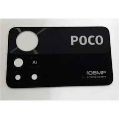 Cristal camara negro para Xiaomi Poco X4 Pro 5G calidad premium