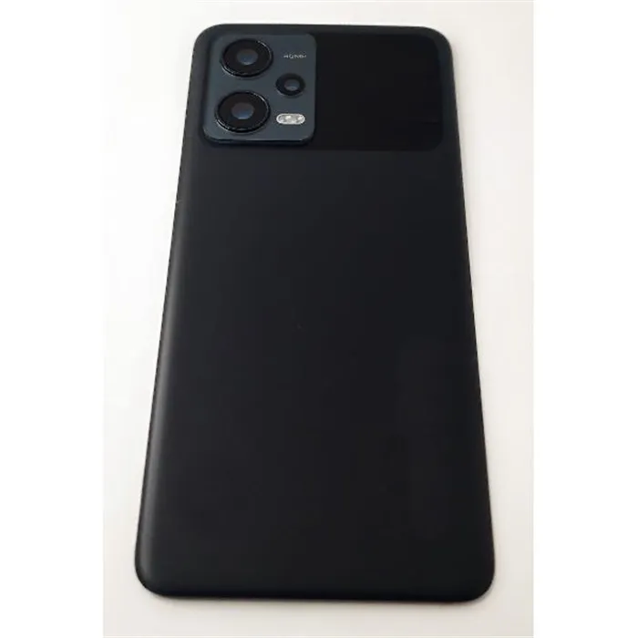 Tapa trasera o tapa bateria negra para Xiaomi Poco X5 5G con cristal de camara