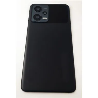 Tapa trasera o tapa bateria negra para Xiaomi Poco X5 5G con cristal de camara