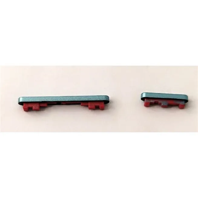 Set de 2 botones laterales azules para Xaomi Poco X6 5G calidad premium