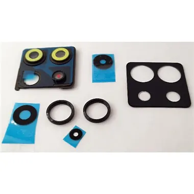 Cristal de camara para Xiaomi Poco X6 5G con marco negro calidad premium