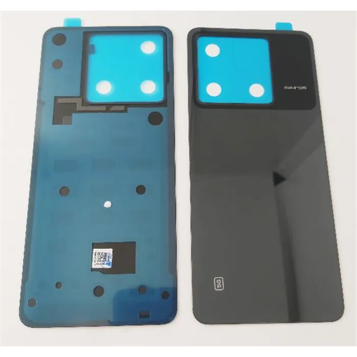 Tapa trasera o tapa bateria negra para Xiaomi Poco X6 5G